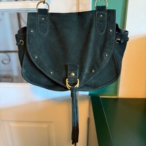 Suede Collins Bag